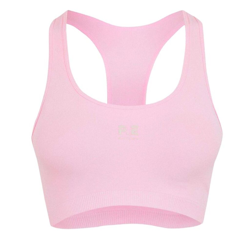 PE Nation Womens/Ladies Restore Medium Impact Sports Bra / Chalk Pink